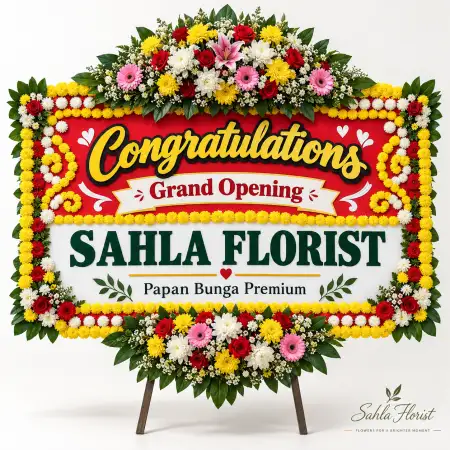 Papan Bunga Ucapan Selamat Sumba Timur