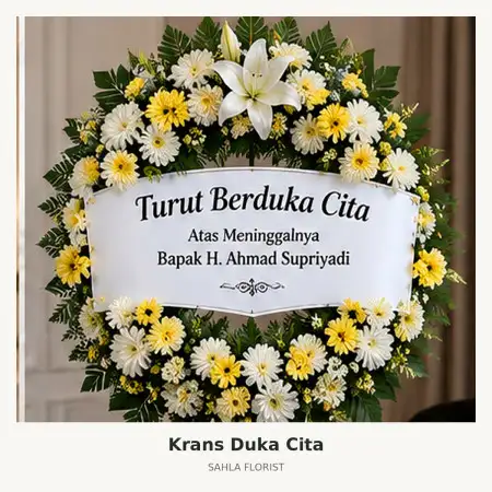Krans Bunga Duka Sumba Timur